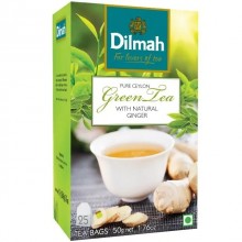 DILMAH TEA GREEN GINGER 20s