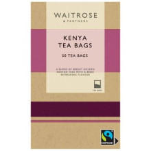 WAITROSE TEA BAGS KENYA 50s