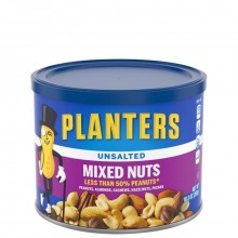 PLANTERS MIXED NUTS UNSALTED 10.3oz