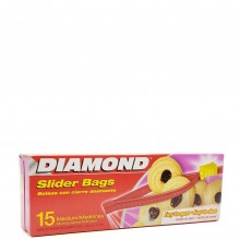 DIAMOND SLIDER BAGS QUART 15s