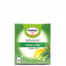 KENDEL TEA INFUS GREEN LEMON ALOE 10s
