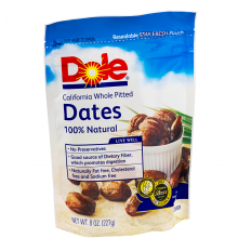 DOLE PITTED DATES 8oz