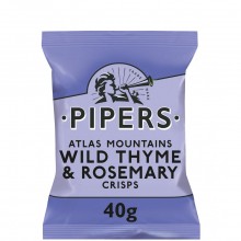 PIPERS CRISPS THYME ROSEMARY 40g