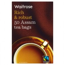 WAITROSE TEA ASSAM 50s