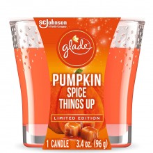 GLADE CANDLE PUMPKIN SPICE THINGS 3.4oz