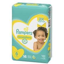 PAMPERS SWADDLERS #6 16s