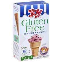 JOY ICE CREAM CUPS GLUTEN FREE 12s