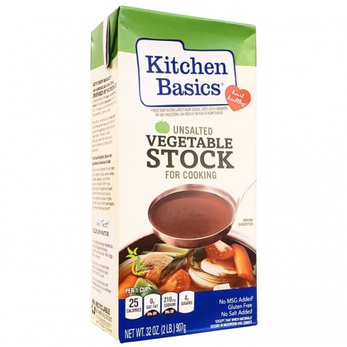 KITCHEN BASICS VEGETABLE STOCK NS 32oz | LOSHUSAN SUPERMARKET | Kitchen ...