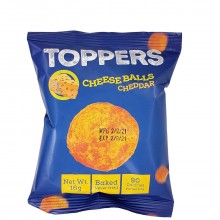 TOPPERS CHEESE BALLS CHEDDAR 16g