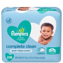 PAMPERS WIPES BABY FRESH 216s