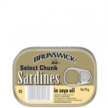 BRUNSWICK SEL CHUNK SARDINES 95g