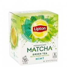 LIPTON TEA GREEN MATCHA MINT 15s