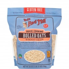 BOBS RED MILL OATS ROLLED W/GRAIN 28oz