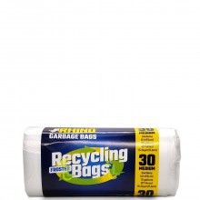 RHINO RECYCLING BAGS FROSTED MED 30s