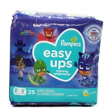 PAMPERS EASY UPS BOYS 2T-3T 25s