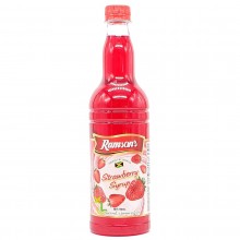 RAMSONS SYRUP STRAWBERRY 750ml