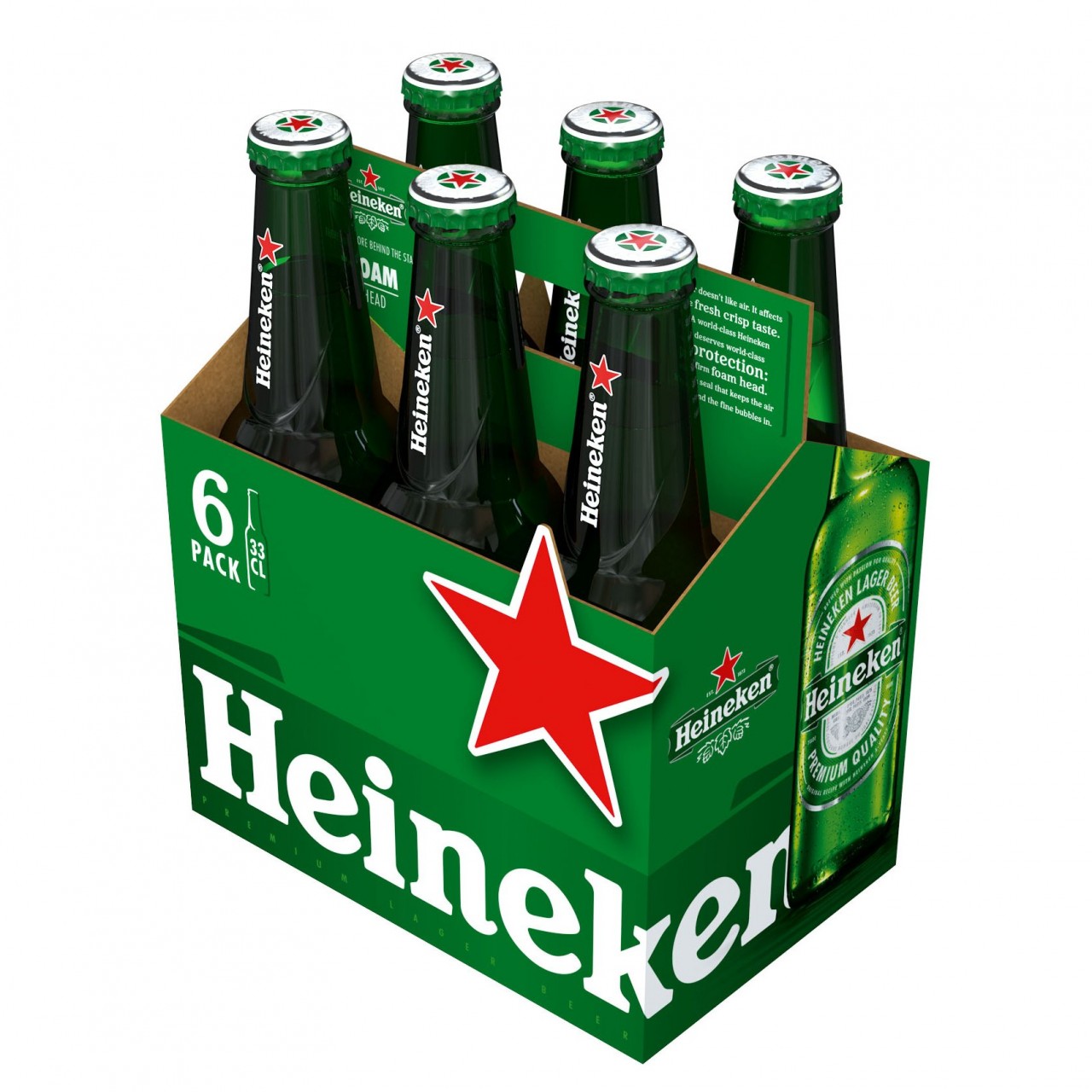 HEINEKEN LAGER BEER 6x330ml | LOSHUSAN SUPERMARKET | Heineken | JAMAICA