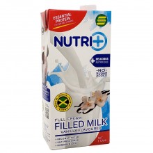 NUTRI+ MILK FULL CREAM VANILLA 1L