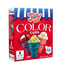 JOY COLOR CUP CONES 18s