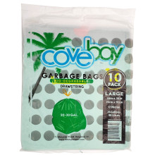 COVE BAY GARBAGE BAGS LARGE 10s