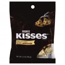 HERSHEYS KISSES ALMOND 150g