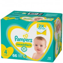 PAMPERS SWADDLERS SUPER #4 66s