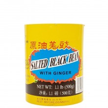 FURONG SALTED BLACK BEAN W/GINGER 500g