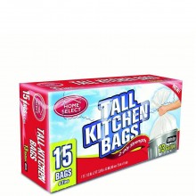 HOME SELECT TALL KITCHEN BAGS 15s