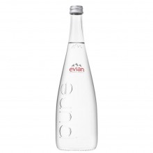 EVIAN MINERAL WATER GLASS 750ml