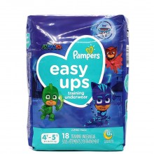 PAMPERS EASY UPS BOYS 4T-5T 18s