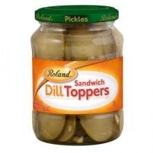 ROLAND SANDWICH DILL TOPPERS 24oz