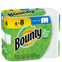 BOUNTY SELECT-A-SIZE WHITE 6x74s