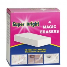 SUPER BRIGHT MAGIC ERASERS 4s