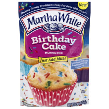 MARTHA WHITE MUFFIN MIX BDAY CAKE 7oz