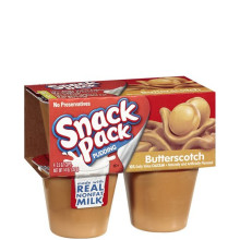 SNACK PACK PUDDING BUTTERSCOTCH 368g