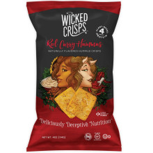 WICKED CRISPS RED CURRY HUMMUS 4oz