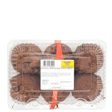 MUFFINS CAPPUCCINO CHOCOLATE MED 6ct