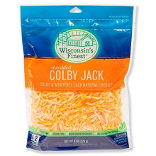 WISCONSIN FINEST SHRED COLBY JACK 8oz
