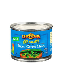 ORTEGA DICED GREEN CHILES MILD 4oz