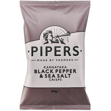PIPERS CRISPS BLACK PEPPER 150g