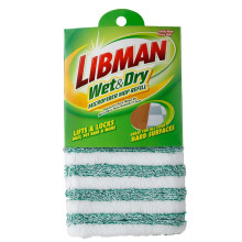 LIBMAN WET & DRY MICROFBR MOP REFILL 1ct