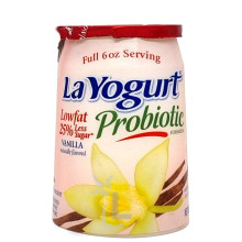 LA YOGURT LOW FAT VANILLA 6oz