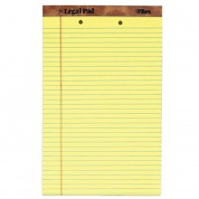 TOPS F/S LEGAL PAD YELLOW PERFORATED 1ct