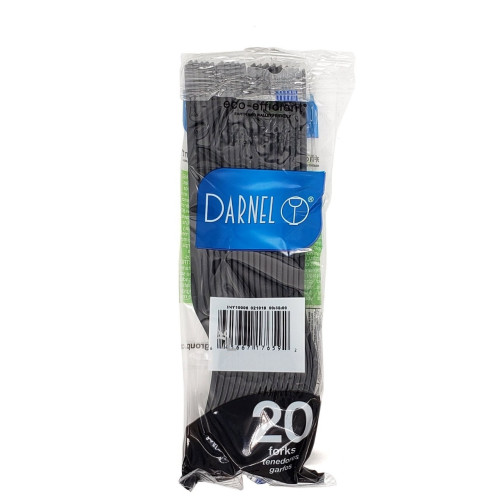 DARNEL PLASTIC FORKS BLACK 20s | LOSHUSAN SUPERMARKET | Darnel | JAMAICA