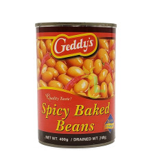 GEDDYS BEANS BAKED SPICY 400g
