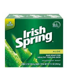 IRISH SPRING SOAP ALOE 3x3.7oz
