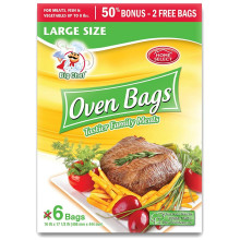HOME SELECT OVEN BAGS LARGE 6s