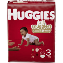 HUGGIES LITTLE SNUGGLERS #3 26s