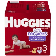 HUGGIES LITTLE MOVERS #3 76s