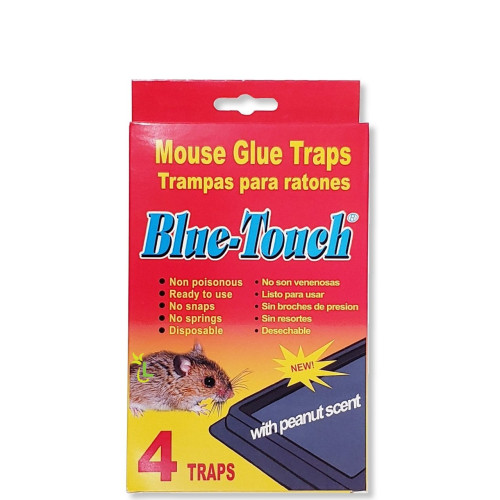 BLUE TOUCH MOUSE TRAPS MED 4s